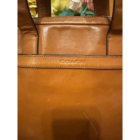 COACH Hudson Commuter Leather briefcase laptop Bag F71701 (PU110 - Picture 2 of 16